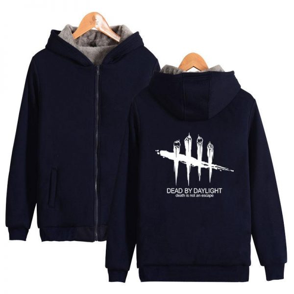 Dead by Daylight Jackets - Solid Color Dead by Daylight Series Logo Icon Super Cool Fleece Jacket