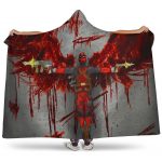 Deadpool Hooded Blanket - Blood Red Deadpool Blanket
