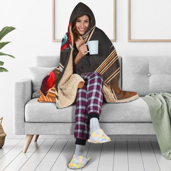 Deadpool Hooded Blanket - Open Fire Black Blanket