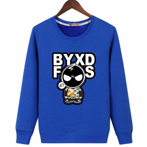 Deadpool Sweatshirts - Solid Color Deadpool Series Anime Icon Fashion Fleece Sweatshirt