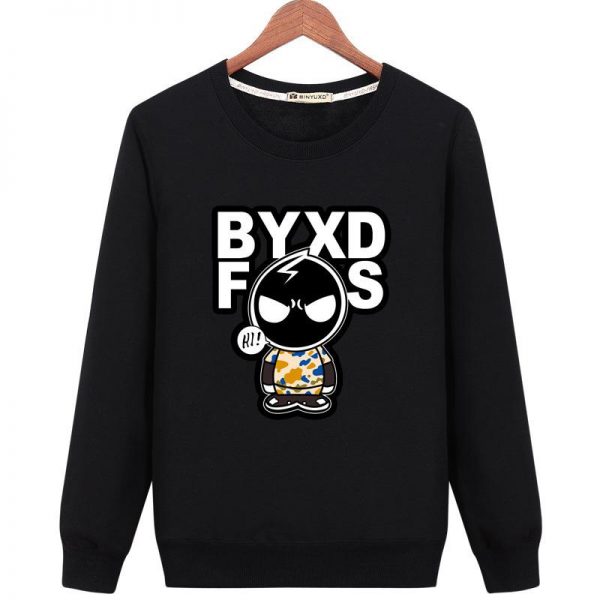 Deadpool Sweatshirts - Solid Color Deadpool Series Anime Icon Fashion Fleece Sweatshirt