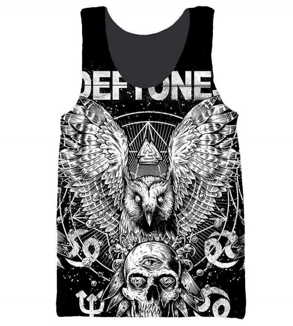 Deftones Hoodies - Pullover Black Hoodie