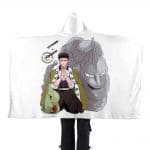 Demon Slayer x Pokemon Go Flannel Hooded Blanket
