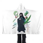 Demon Slayer x Pokemon Go Flannel Hooded Blanket