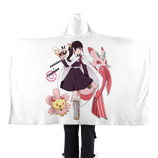 Demon Slayer x Pokemon Go Hooded Blanket