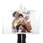 Demon Slayer x Pokemon Go Hooded Blanket