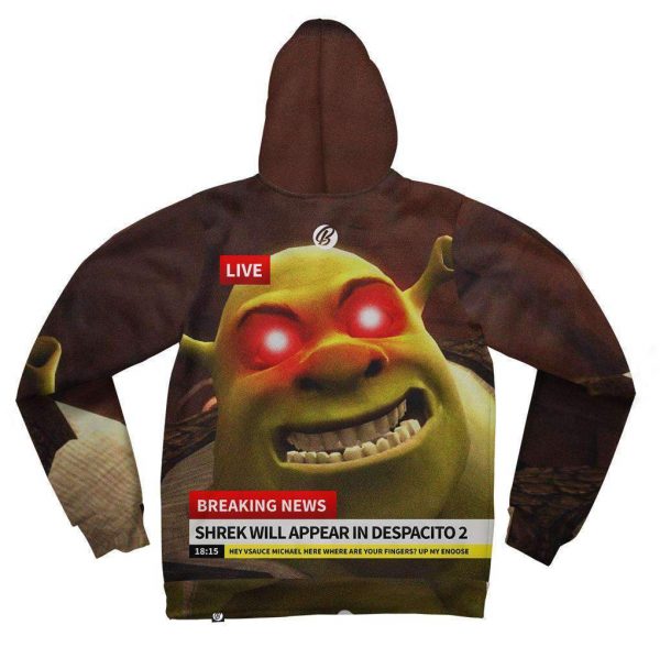 Despacito 2 Delayed Shrek Hoodie