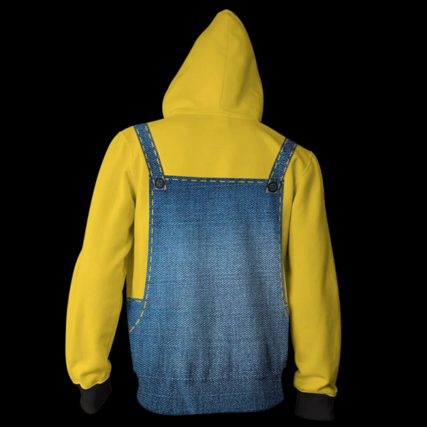 Despicable Me Hoodie - Minions Zip Up Hoodie