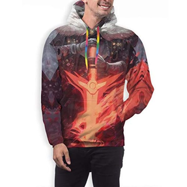 Destiny 2 Hoodies - Destiny 2 Forsaken 3D Print Pullover Drawstring Hoodie