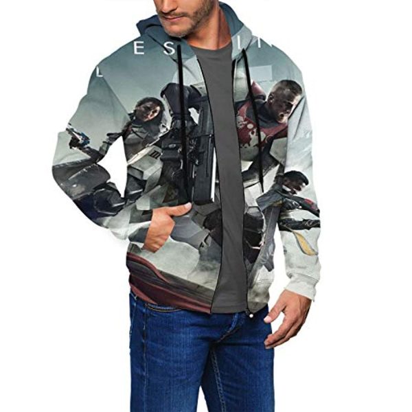 Destiny 2 Hoodies - Destiny 2 Forsaken 3D Print Pullover Drawstring Hoodie