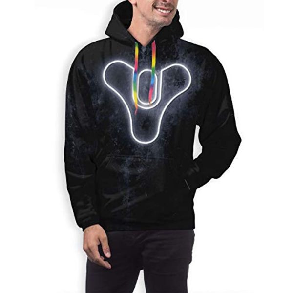 Destiny 2 Hoodies - Destiny 2 Forsaken Black Pullover Drawstring Hoodie