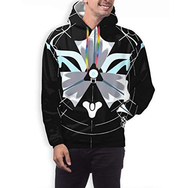 Destiny 2 Hoodies - Destiny 2 Forsaken Black Pullover Drawstring Hoodie