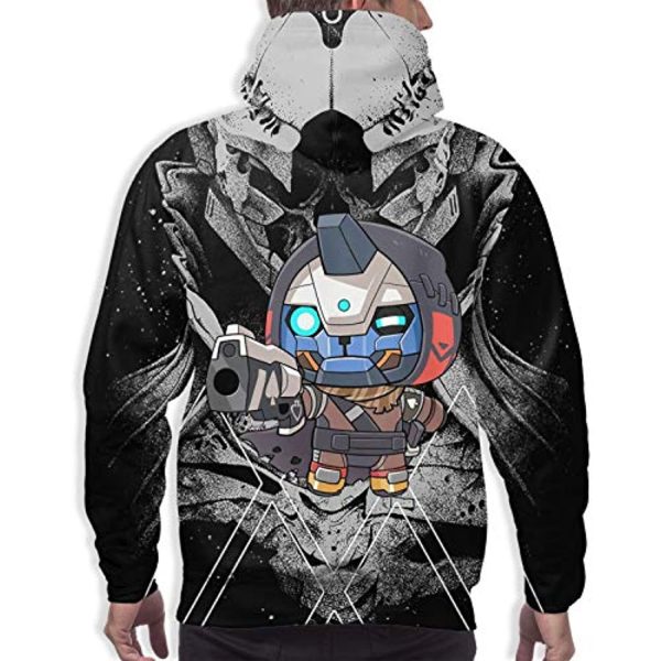 Destiny 2 Hoodies - Destiny 2 Forsaken Cayde 6 Cartoon 3D Print Pullover Drawstring Hoodie