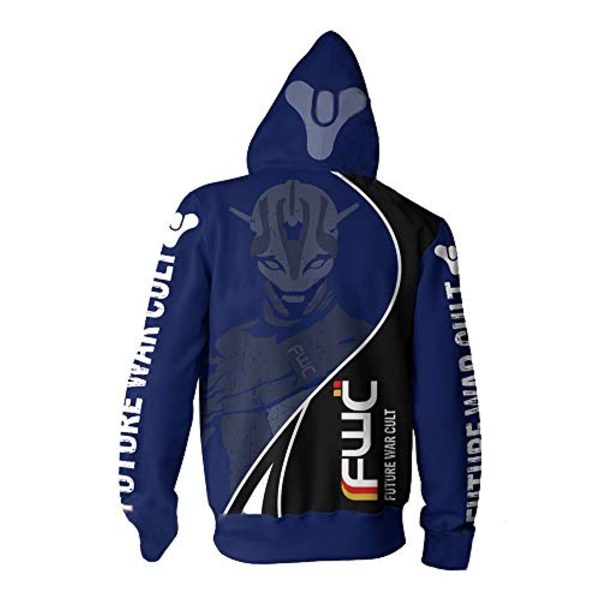 Destiny 2 Hoodies - Destiny 2 Forsaken Cayde 6 Colorful 3D Print Pullover Drawstring Hoodie