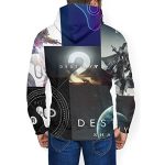 Destiny 2 Hoodies - Destiny 2 Forsaken Color Blocking Pullover Drawstring Hoodie