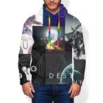 Destiny 2 Hoodies - Destiny 2 Forsaken Color Blocking Pullover Drawstring Hoodie