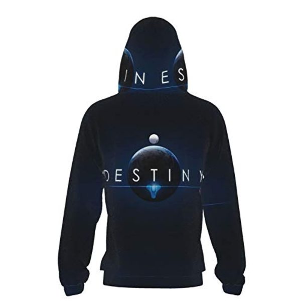 Destiny 2 Hoodies - Destiny 2 Forsaken Dark Blue 3D Print Pullover Drawstring Hoodie