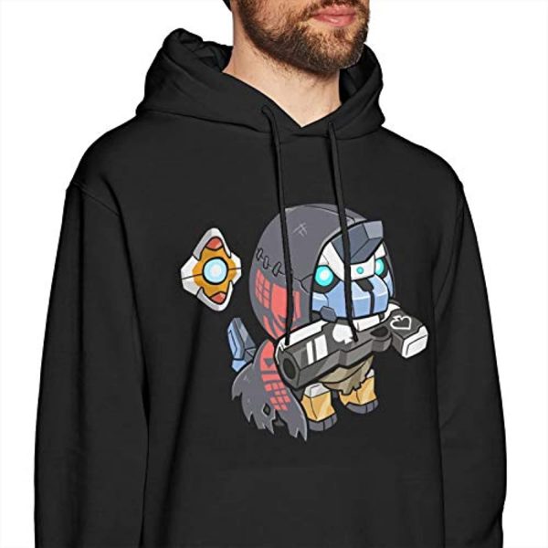 Destiny 2 Hoodies - Destiny 2 Forsaken Funny Cayde 6 Black 3D Print Pullover Drawstring Hoodie