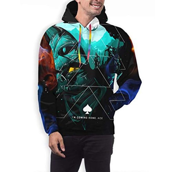 Destiny 2 Hoodies - Destiny 2 Forsaken Hunter 3D Print Pullover Drawstring Hoodie