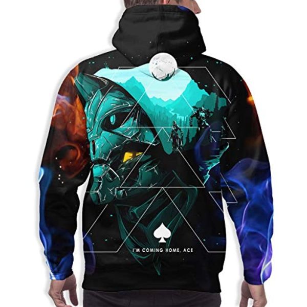 Destiny 2 Hoodies - Destiny 2 Forsaken Hunter 3D Print Pullover Drawstring Hoodie