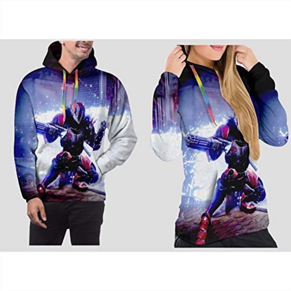 Destiny 2 Hoodies - Destiny 2 Forsaken Hunter 3D Print Pullover Drawstring Hoodie