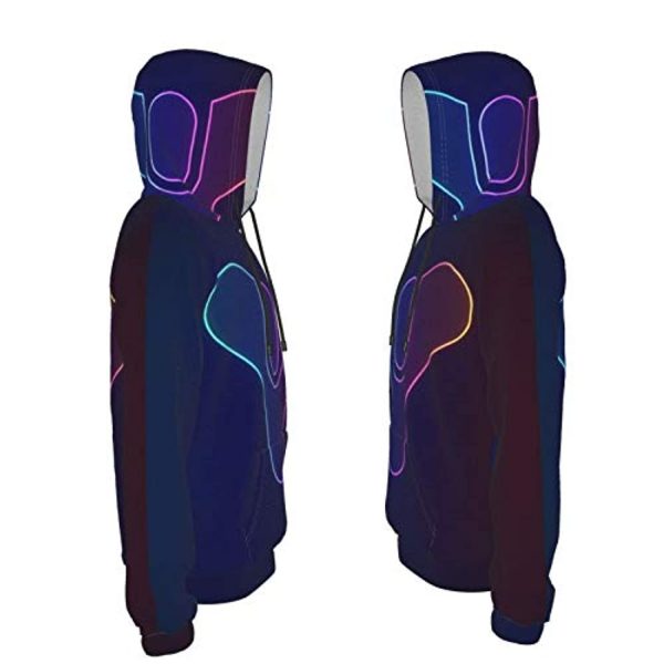 Destiny 2 Hoodies - Destiny 2 Forsaken Purple 3D Print Pullover Drawstring Hoodie
