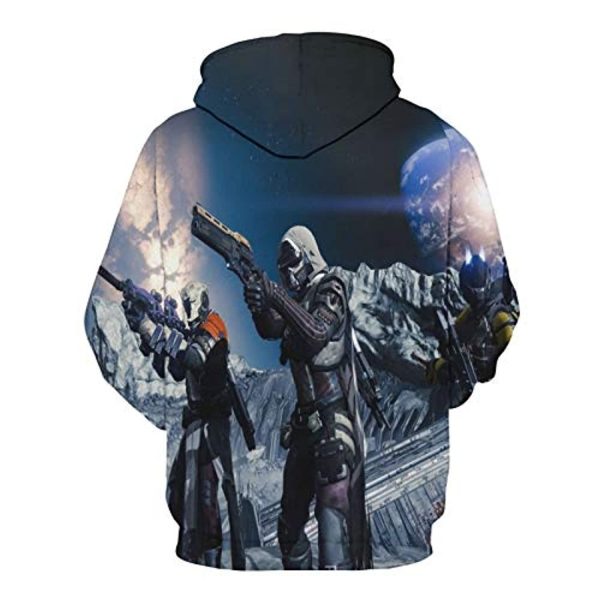 Destiny 2 Hoodies - Destiny 2 Forsaken Titan Hunter Warlock 3D Print Pullover Drawstring Hoodie