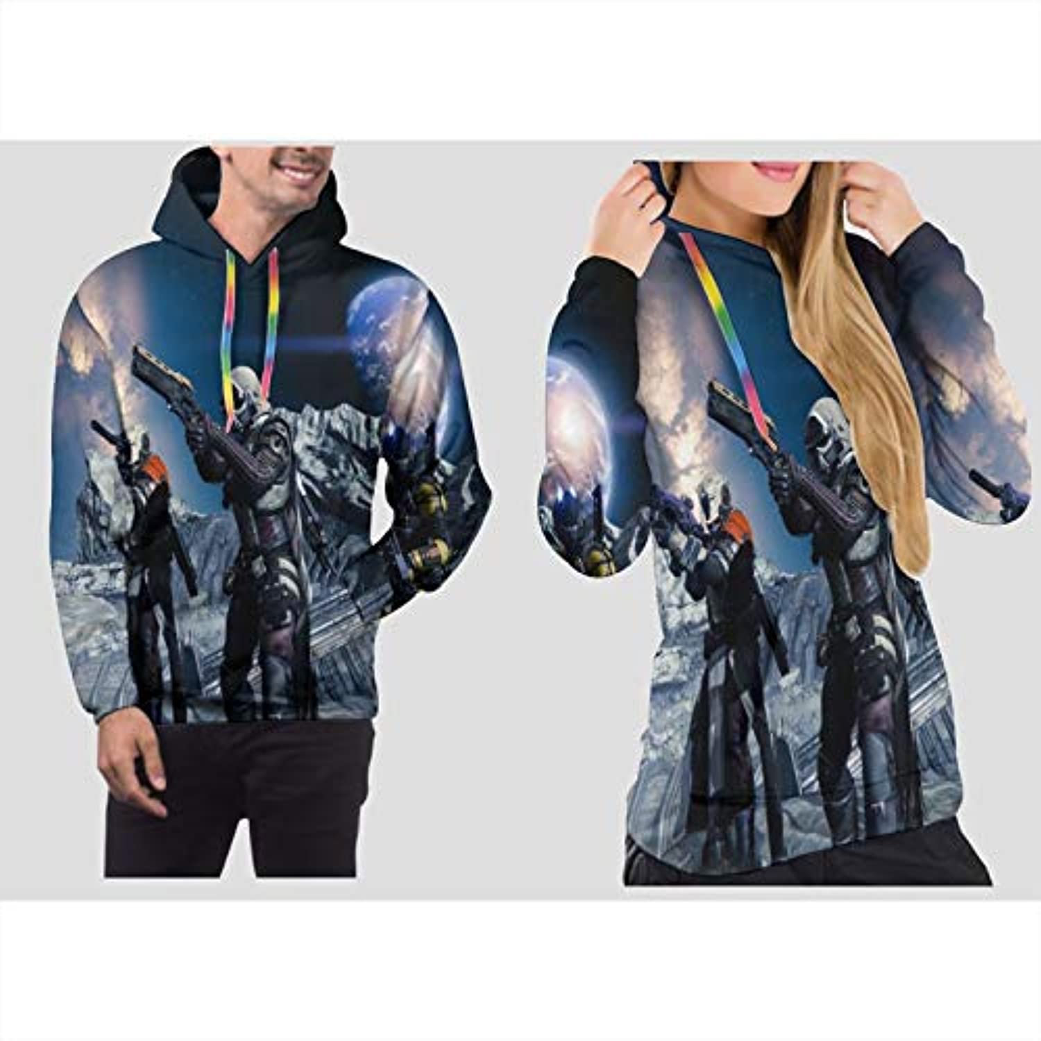 Destiny 2 3D Hoodies Cosplay Hunter Warlock Titan Sweatshirt Jacket Coat Costume