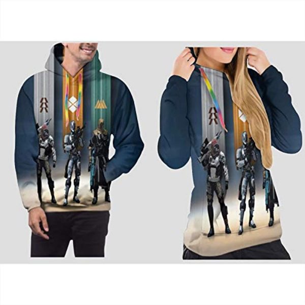 Destiny 2 Hoodies - Destiny 2 Forsaken Titan Hunter Warlock 3D Print Pullover Drawstring Hoodie