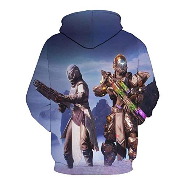 Destiny 2 Hoodies - Destiny 2 Forsaken Titan Hunter Warlock 3D Print Pullover Drawstring Hoodie