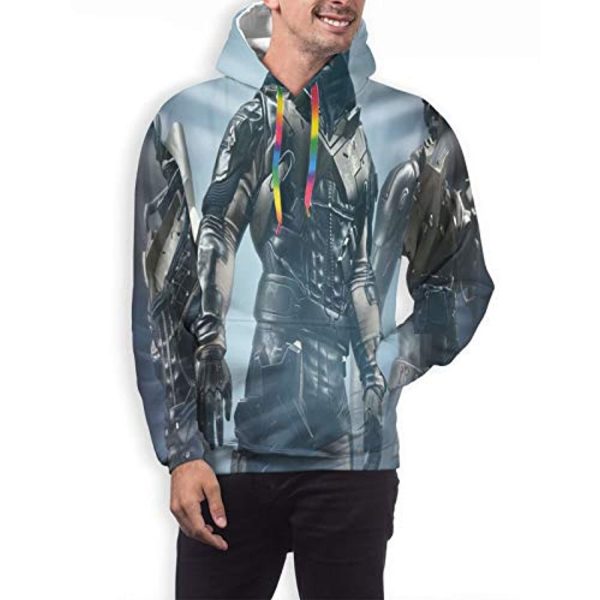 Destiny 2 Hoodies - Destiny 2 Forsaken Titan Hunter Warlock 3D Print Pullover Drawstring Hoodie