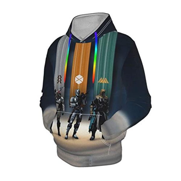 Destiny 2 Hoodies - Destiny 2 Forsaken Titan Hunter Warlock 3D Print Pullover Drawstring Hoodie
