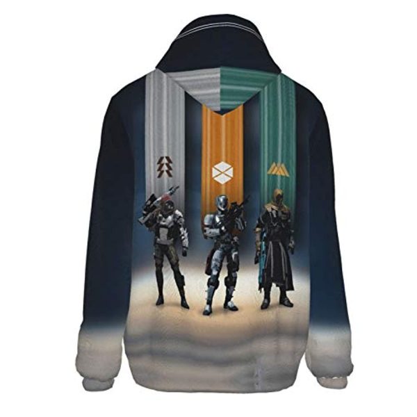 Destiny 2 Hoodies - Destiny 2 Forsaken Titan Hunter Warlock 3D Print Pullover Drawstring Hoodie