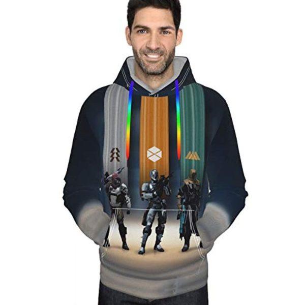 Destiny 2 Hoodies - Destiny 2 Forsaken Titan Hunter Warlock 3D Print Pullover Drawstring Hoodie
