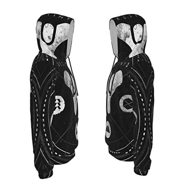 Destiny 2 Hoodies - Destiny 2 Forsaken Titan Hunter Warlock Symbol Black Pullover Drawstring Hoodie