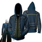 Devil May Cry Hoodie——Blue Nero Zip Up Hoodies