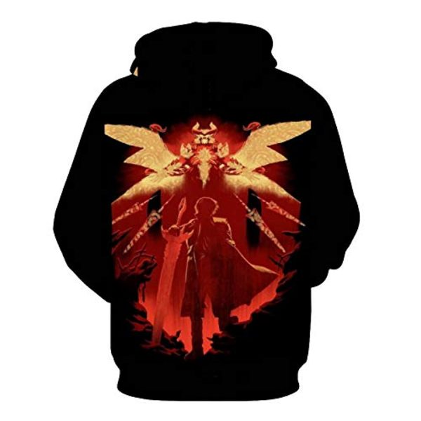 Devil May Cry Hoodie - Dante 3D Print Pullover Gaming Hoodie