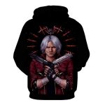 Devil May Cry Hoodie - Dante 3D Print Pullover Gaming Hoodie