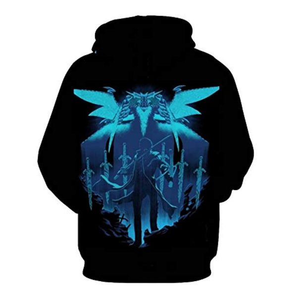 Devil May Cry Hoodie - Dante 3D Print Pullover Gaming Hoodie