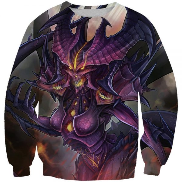 Diablo 3 Epic Hoodies -  Pullover Female Demon Hoodie