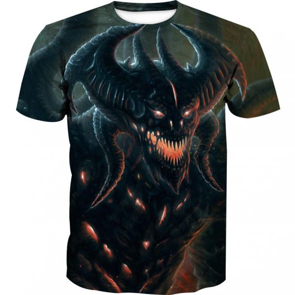 Diablo 3 Hoodies - Pullover An Angry Demon Hoodie