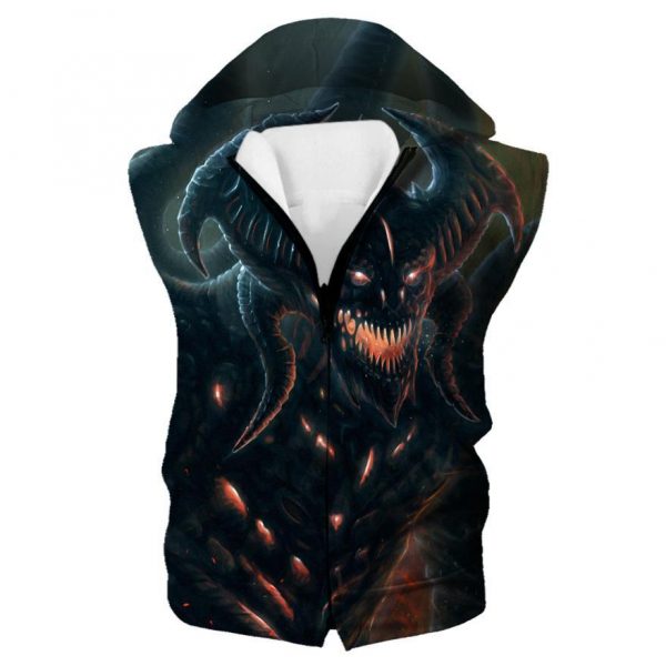 Diablo 3 Hoodies - Pullover An Angry Demon Hoodie