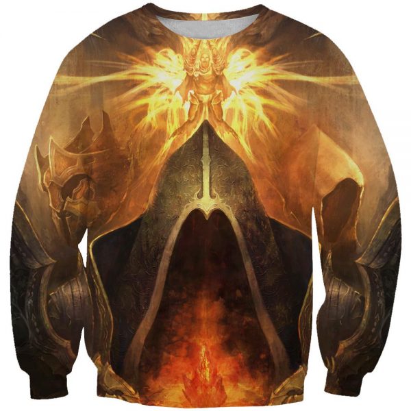 Diablo The Reaper Hoodies - Pullover Yellow Hoodie