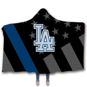 Dodgers Hooded Blankets - Dodgers Series Fleece Hooded Blanket