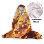 Doom Eternal Hooded Blanket - 3D Print Warm Adult Blanket