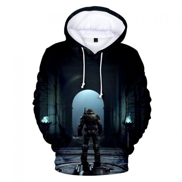 Doom Eternal Hoodies - 3D Movie Pullover Sweatshirts