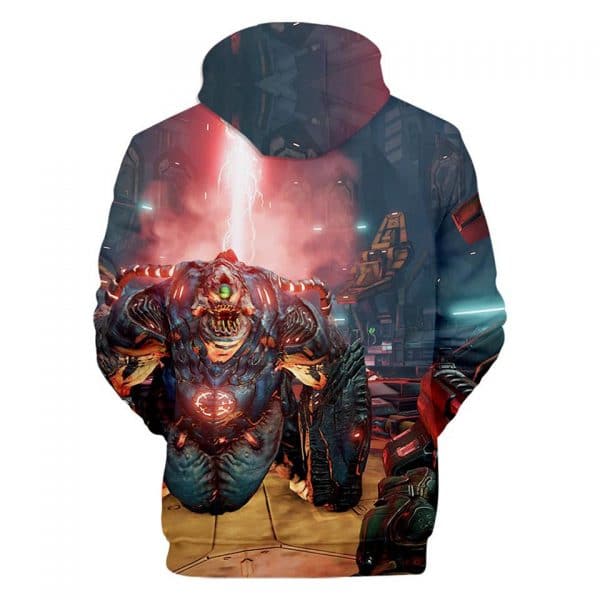 Doom Eternal Hoodies - 3D Movie Pullover Sweatshirts