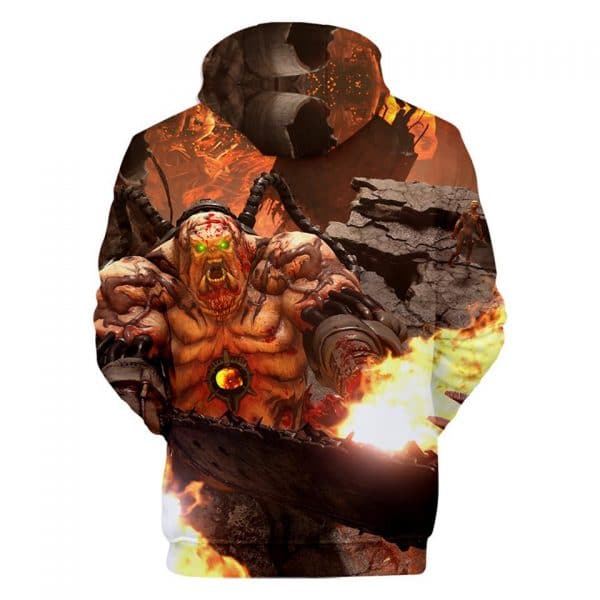 Doom Eternal Hoodies - 3D Movie Pullover Sweatshirts