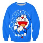 Doraemon 3D Printed Hoodies - Anime Casual Pullover Zip Up Hoodie Sweatshirt