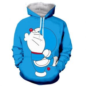 Doraemon Funny Fashion 3D Printed Long Sleeves Pullover Zip Up Hoodies Sweatshirt